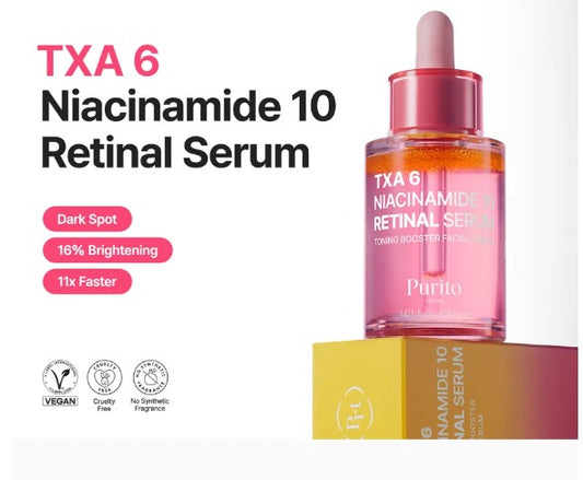 PURITO SEOUL-Sérum Retinal TXA 6 Niacinamida 10 30ml.